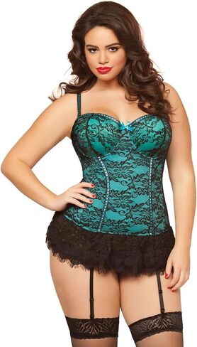 Seven Til Midnight Women's Victorian Lace Bustier in Saudi Arabia