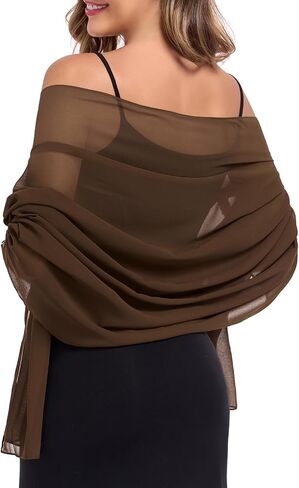 American Trends Chiffon shawls and wraps for evening dresses,large shawls for wedding bridal Bridesmaids,long scarf for women in Kuwait