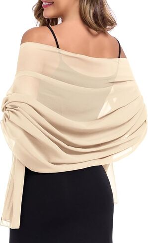 American Trends Chiffon shawls and wraps for evening dresses,large shawls for wedding bridal Bridesmaids,long scarf for women in Kuwait