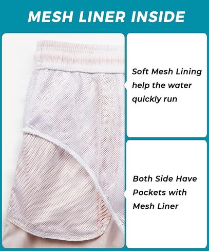 ELETOP Men's Swim Trunks Mesh Lining Bathing Suit Beach Board Shorts with Zipper Pockets in Saudi Arabia