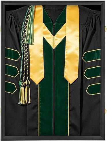 Graduation Memory Display Frame, Large Graduation Shadow Box Frame for Cap Tassel Diploma and Gowns, Wall Display for High School College Keepsakes (23.62x31.50x1.57 in) in Saudi Arabia