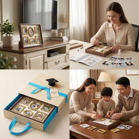 إطار صندوق الظل DIY - مجموعة صندوق صورة ظلية لمتحف الظل العميق الأمريكي - إطارات صغيرة - أشكال صور عتيقة صغيرة - متحف مصغر in Kuwait
