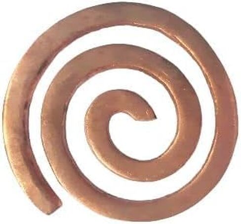 Copper Vastu Helix for North West | 2 Inch - Pack of 1 | Dosh Remedies for South East Corner | Missing Corner | Kitchen & Entrance in Kuwait