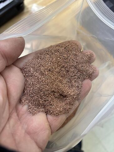 High-Purity Copper Granules (Copper Chop) 99.9% Fine 5 Pounds – Made from Electrical Copper Wire – USA Made in Kuwait