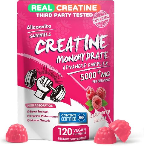 Allcoovita Bovine Colostrum Chews Supplement with probiotics for Gut Health, Bloating, Immune Support, Skin, Hair Growth and Beauty - Pineapple Flavor (60 Servings) in Kuwait