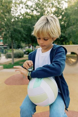 Flik Flak Boy Kids Watch Casual Black Bio-sourced Quartz Waterproof Loop in NEON in Kuwait