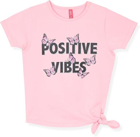 Dream Star Little Girls' Hacci Cozy BFF with Infinity Scarf, Pink Lemonade/White, 5 in Saudi Arabia