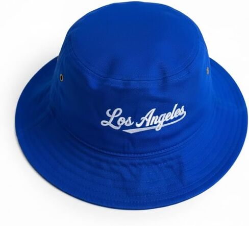 Los Angeles Bucket Hat, Embroidered Unisex Sun Hat for Summer, Fishing, Camping & Baseball in Saudi Arabia