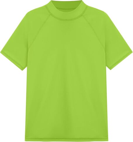 قميص السباحة Roadbox Boys Rash Guard، للأطفال الصغار بعامل حماية من الأشعة فوق البنفسجية 50+ سريع الجفاف قصير الأكمام للحماية من الأشعة فوق البنفسجية للأطفال in Saudi Arabia