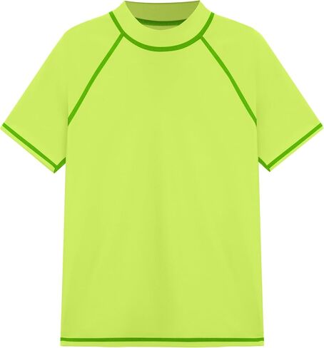 قميص السباحة Roadbox Boys Rash Guard، للأطفال الصغار بعامل حماية من الأشعة فوق البنفسجية 50+ سريع الجفاف قصير الأكمام للحماية من الأشعة فوق البنفسجية للأطفال in Saudi Arabia