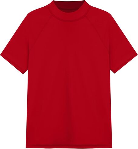 قميص السباحة Roadbox Boys Rash Guard، للأطفال الصغار بعامل حماية من الأشعة فوق البنفسجية 50+ سريع الجفاف قصير الأكمام للحماية من الأشعة فوق البنفسجية للأطفال in Saudi Arabia