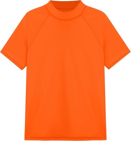 قميص السباحة Roadbox Boys Rash Guard، للأطفال الصغار بعامل حماية من الأشعة فوق البنفسجية 50+ سريع الجفاف قصير الأكمام للحماية من الأشعة فوق البنفسجية للأطفال in Saudi Arabia