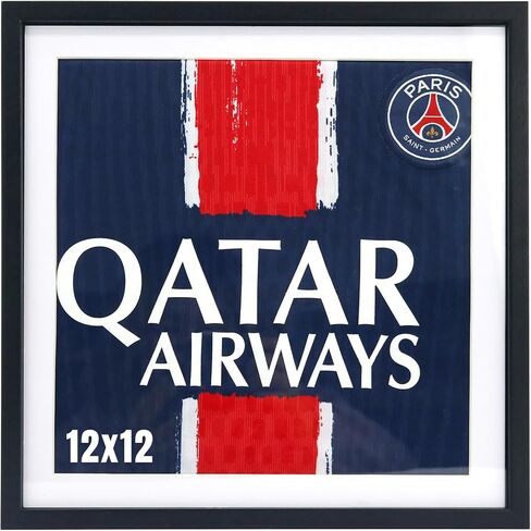 12.6" x 12.6" T Shirt Frames for Wall Display,Black Wall Mounted Shadow Box Display Case for Jersey,Small Shirt Frame Display Case with Two Mats & Real Glass in Saudi Arabia
