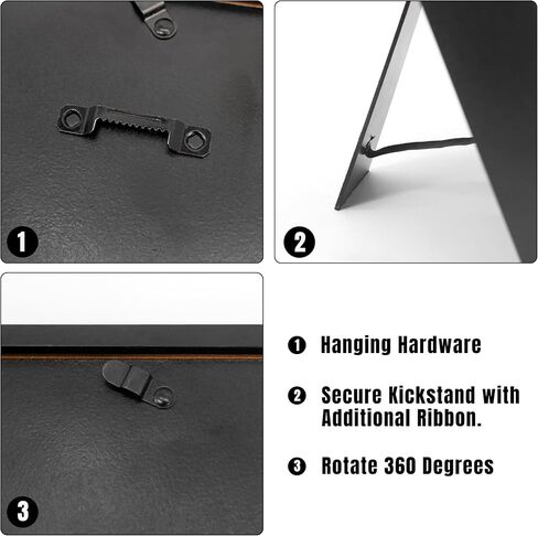 12.6" x 12.6" T Shirt Frames for Wall Display,Black Wall Mounted Shadow Box Display Case for Jersey,Small Shirt Frame Display Case with Two Mats & Real Glass in Saudi Arabia