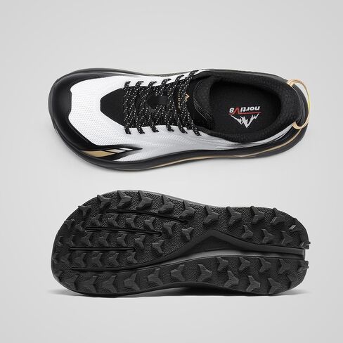 NORTIV 8 Men's Wide Toe Box Trail Running Shoes Cushion Barefoot Walking Athletic Tennis Workout Gym Cross Training Shoe Fashion Sneakers in Kuwait