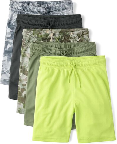 The Children's Place Boys' Quick Dry Mesh Basketball Shorts in Kuwait