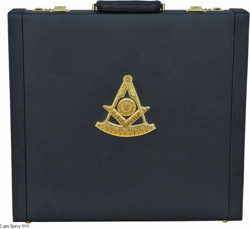 Masonic Past Master MM/WM And Provincial Full Dress Apron Cases briefcase, Size (17.5" 15.5" 3") Inches in Kuwait