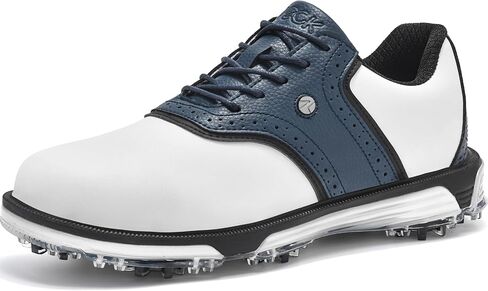 Mens Golf Shoes Traditions Fixed Nailless Sole Waterproof Spikeless in Saudi Arabia
