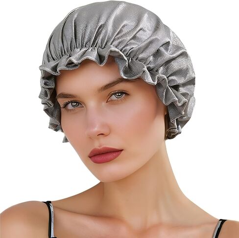 Faraday Hat,EMF Protection Beanies Cap,Silver Fabric Bonnet for Sleeping,Blocks 99% of WiFi,Bluetooth,Cell Towers,5G Shielding in Saudi Arabia
