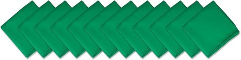 The Bandanna Company Solid Color Cotton Bandanas, Unisex, Multi-Purpose bandana, Available in 4 and 12 Packs in Kuwait