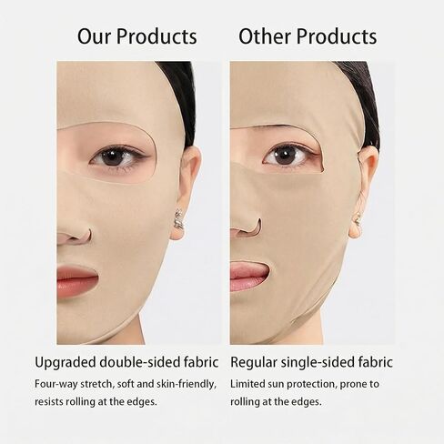 UV Protection Face Mask, Whole Face Mask, Nose Guard for Sun Protection,Tapabocas Reutilizable for Women/Man in Saudi Arabia