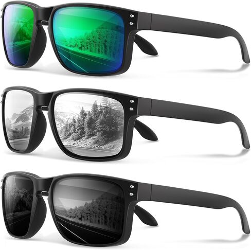 Polarized Sunglasses for Men Women - Classic Sport Sun Glasses for Driving Running Cycling Fishing UV400 Protection in Saudi Arabia