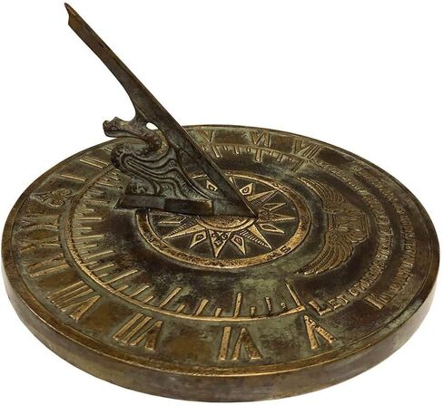 Rome Industries 1820 Solid Brass Colonial Sundial in Kuwait