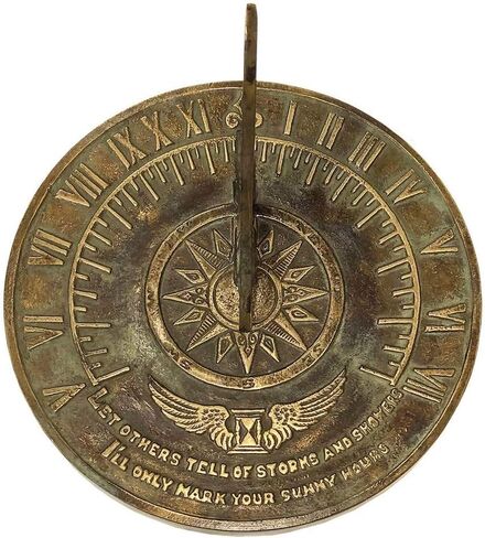 Rome Industries 1820 Solid Brass Colonial Sundial in Kuwait