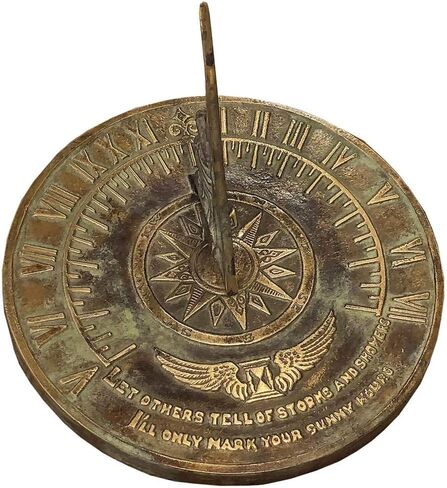 Rome Industries 1820 Solid Brass Colonial Sundial in Kuwait
