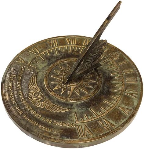 Rome Industries 1820 Solid Brass Colonial Sundial in Kuwait