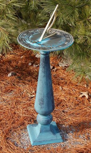 BestNest Rome Grow Old with Me Sundial and Baluster Pedestal in Saudi Arabia