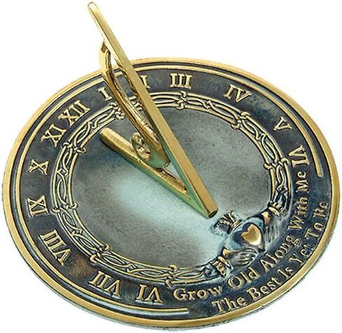 BestNest Rome Grow Old with Me Sundial and Baluster Pedestal in Saudi Arabia