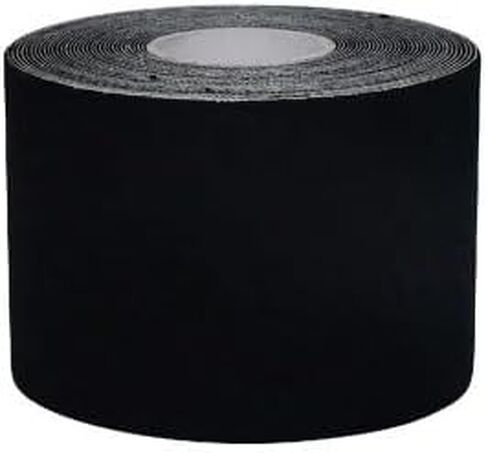 2 Rolls, 5 m x 5 cm Tape Muscle Support Tape Muscle Support Elastic Strapping Band Sports Band,Pink+Black (red+Black) in Kuwait