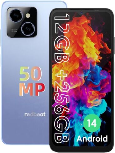 D5 Unlocked Android 14 Smartphone Gaming Phone 8-core 1.6GHz Processor 6.52 Inch IPS, 5000mAh, 9GB RAM 128GB ROM Expandable 1TB, 13MP + 5MP Camera, Dual 4G SIM Slots, GPS, Type-C, WiFi, Bluetooth 5.0 in Kuwait