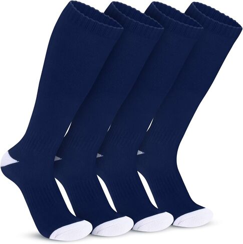 Haysandy 2 Pairs Baseball Softball Socks Athletic Soccer Football Sports Socks Over the Calf for Adult Men Women in Kuwait