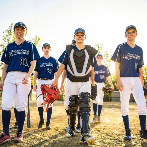 Haysandy 2 Pairs Baseball Softball Socks Athletic Soccer Football Sports Socks Over the Calf for Adult Men Women in Kuwait