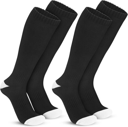 Haysandy 2 Pairs Baseball Softball Socks Athletic Soccer Football Sports Socks Over the Calf for Adult Men Women in Kuwait