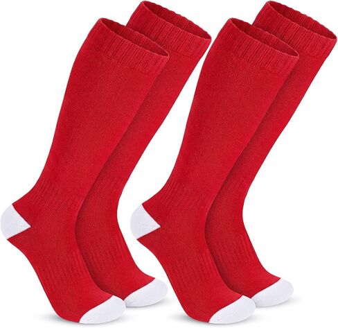 Haysandy 2 Pairs Baseball Softball Socks Athletic Soccer Football Sports Socks Over the Calf for Adult Men Women in Kuwait