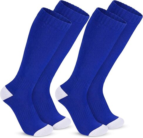 Haysandy 2 Pairs Baseball Softball Socks Athletic Soccer Football Sports Socks Over the Calf for Adult Men Women in Kuwait