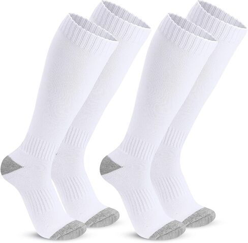 Haysandy 2 Pairs Baseball Softball Socks Athletic Soccer Football Sports Socks Over the Calf for Adult Men Women in Kuwait