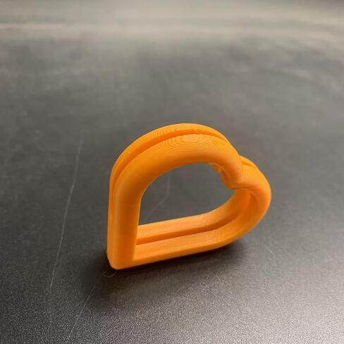 3D Printed Heart Interlocking Ring Photo Stand, Picture Holder for Home Bedroom Decor, Mixed Colors, 2 Pieces in Kuwait