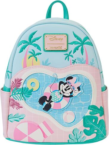 Loungefly Disney Minnie Vacation Style Poolside Mini Backpack | Minnie Mouse Bags & Backpacks Standard in Kuwait
