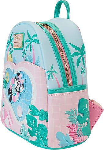 Loungefly Disney Minnie Vacation Style Poolside Mini Backpack | Minnie Mouse Bags & Backpacks Standard in Kuwait