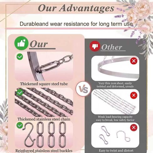 Ceiling Drapes Hanging Kit, 24 Inch Silver Metal Ceiling Canopy Hoop Hardware Kit, Ceiling Draping for Ceiling Drape Hanging Hoop Ring Kit for Wedding Ceremony Ceiling Decorations in Saudi Arabia