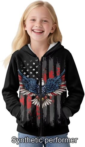 Hoodie for Boys 6-16 Full Zipper Hooded Sweatshirts Teen Boy Graphic Hoodies Long Sleeve Sweatshirt with Pocket in Saudi Arabia