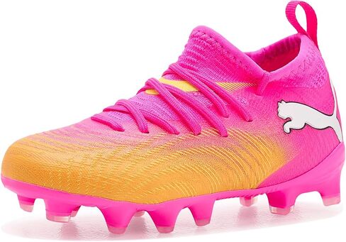 PUMA Kids Boys Future 9 Match Firm GroundArtificial Ground Soccer Cleats - Black in Kuwait