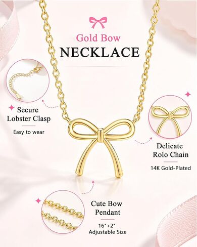 Eryuor You Did It! So Proud of Her, Cute Bow Necklace 5th 8th Grade Kindergarten Graduation Gifts for Girls in Saudi Arabia