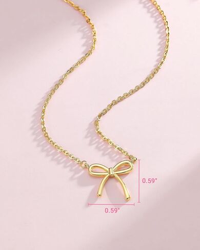 Eryuor You Did It! So Proud of Her, Cute Bow Necklace 5th 8th Grade Kindergarten Graduation Gifts for Girls in Saudi Arabia