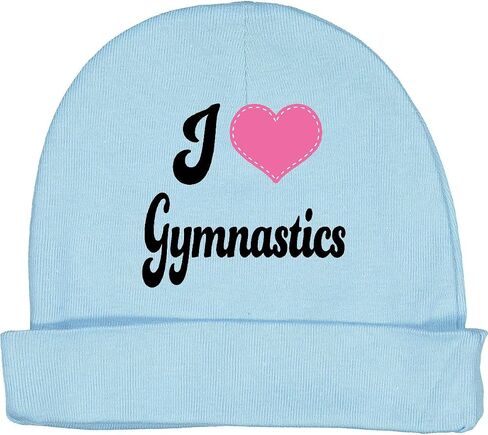 inktastic I Love Gymnastics Baby Beanie Hat in Kuwait