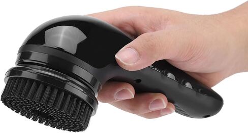 Haofy فرشاة الأحذية الكهربائية USB القابلة لإعادة الشحن الملمع 6 رؤوس فرشاة للأحذية الجلدية وحقائب اليد للرجال والمسافرين، خفيفة الوزن، بطارية 5 ساعات، فعالة في تلميع زيت الغبار، تصميم مدمج للمنزل in Kuwait